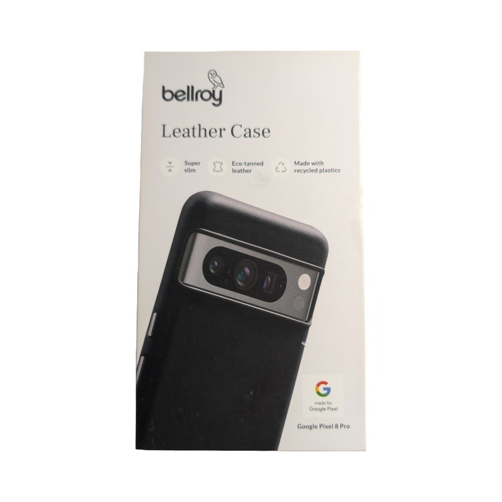 R5-O Bellroy Leather Case Cover for Google Pixel 8 Pro‎ - Black